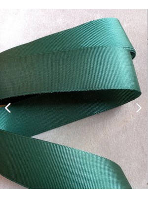 İpek Hobi  Yaprak Yeşil 1 Cm Kurdela Grogren 10 Metre 10 Adet