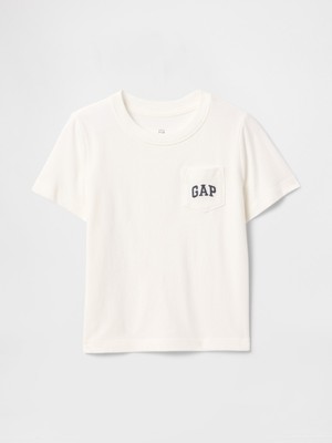 Erkek Bebek Beyaz Gap Logo T-Shirt