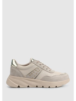 ProvoQ Bej Kadın Sneaker