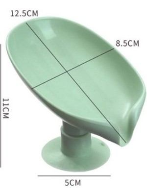 ForWhat Büro Ev Bulaşığı İçin Su Giderli Vantuzlu Sabunluk