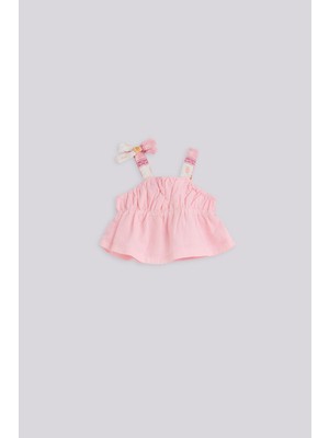 Layette Bg Store Kız Bebek Pembe Bluz