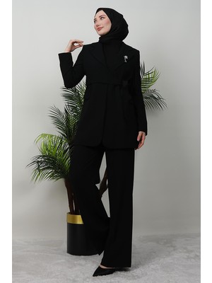 Giza Store Asimetrik Taşlı Takım Pudra