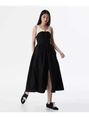 Twist Colorblock Midi Elbise TS1250002215001