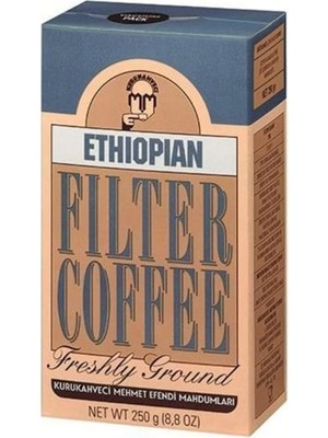 Kurukahveci Mehmet Efendi Ethiopian Öğütülmüş Filtre Kahve 250 gr