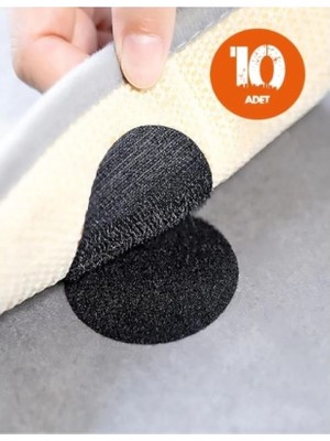 Kitchen Live 10 Adet Halı Kaydırmaz Cırt Cırt Yapışkan Bant Halı Kaydırmaz Aparat