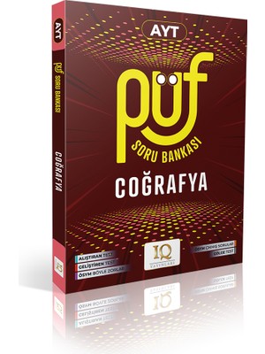 IQ Yayınları Ayt Püf Coğrafya Soru Bankası