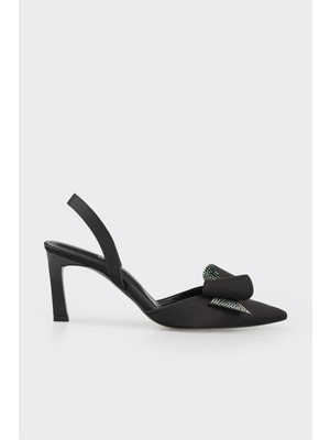 Elle Siyah Kadın Topuklu Ayakkabı