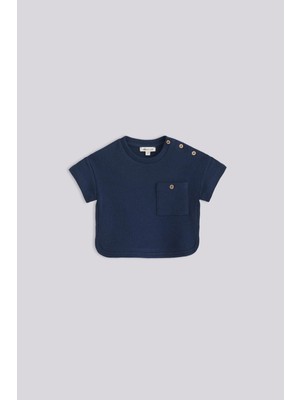 GB Baby Basic Bg Store Erkek Bebek Lacivert Şort ve Tshirt Takımı