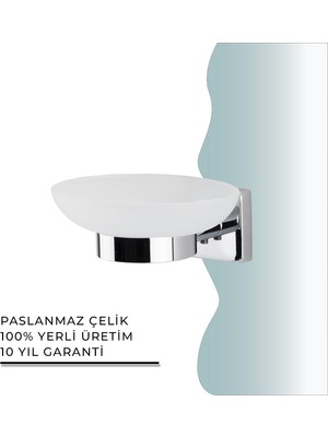 Çelik Banyo Igk Yapı - Çelik Banyo Vizyon Montajlı Sabunluk (VZ10-003)