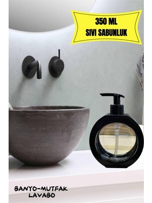 350 ml Tezgah Üstü Oval Banyo / Mutfak Sıvı Sabunluk | Banyo / Mutfak / Bulaşık / Lavabo/deterjanlık