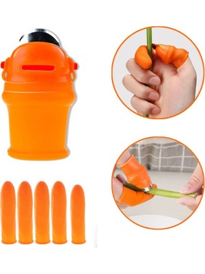 Medu Shop Pratik Baş Parmak Sebze Kesme Ayıklayıcı Bayan M Set