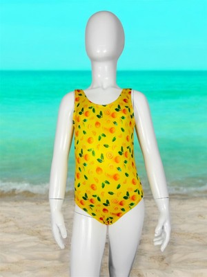 Portakal Desenli Çocuk Mayo