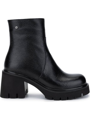 Kadın  Deri Siyah Floter Casual Bot 33 52000 Bn Bot SK24-25 Sıyah Fltr