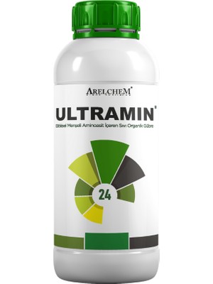 AREL CHEM PLANT NUTRİENTS Arel Chem Ultramın (Bitkisel Menşeli Aminoasit Içeren Sıvı Organik Gübre) 1 Lt'lik Ambalaj