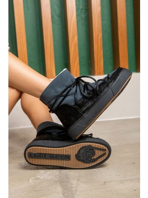 Cool Moon Hakiki Kürklü Kadın Sneaker 355076