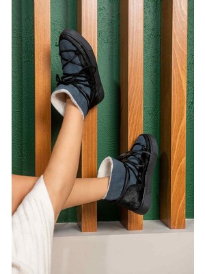 Cool Moon Hakiki Kürklü Kadın Sneaker 355076