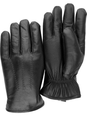 Pegia Kürklü Unisex Deri Eldiven 23EL01