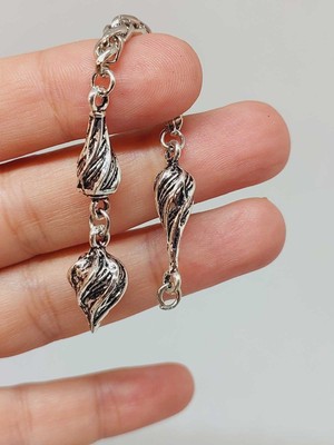 Gümüş Kaplama Alpaka Tesbih Püskülü/2 Adet (55776)