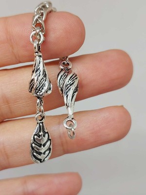 Gümüş Kaplama Alpaka Tesbih Püskülü/2 Adet (55784)