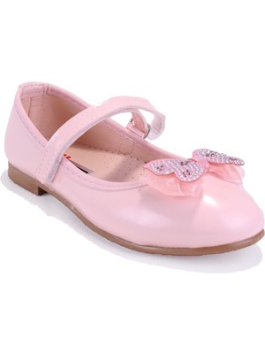 Dagoster DJA76-HY10002 Pudra Rugan Ortopedik Kız Çocuk Babet Ayakkabı