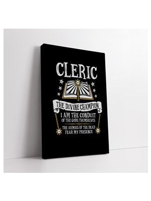 Oyuncu Odası Rahip Kanvas Tablo