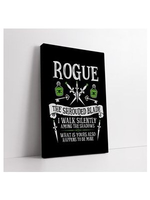 Oyuncu Odası Haydut Kanvas Tablo