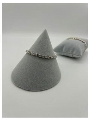 Kuyum Model Altın Kaplama Taşlı Bileklik