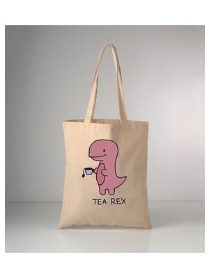 Komik Mizah-5 Baskılı Ham Bez Çanta 35X40 cm