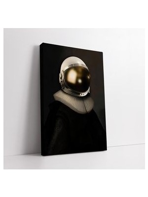 Soyut Astronot Portresi Kanvas Tablo