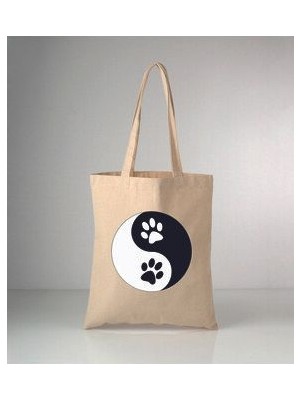 Pati Baskılı Ham Bez Çanta 35X40 cm