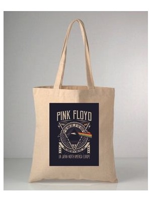 Efsaneler Serisi Rock Müzik-7 Baskılı 35X40 cm Ham Bez Omuz Çantası