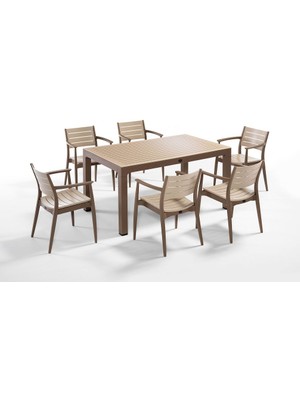Novussi Regnum 6'lı Masa Takımı