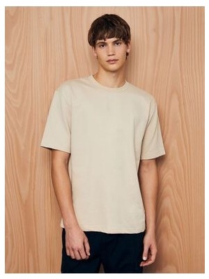 Bisiklet Yaka Kısa Kollu Erkek Sweatshirt