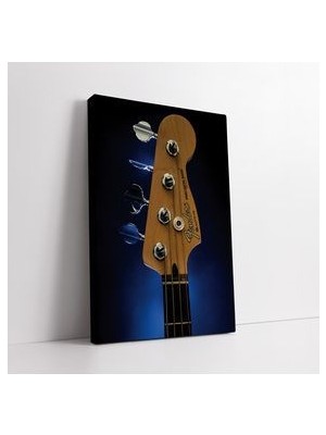 Bas Gitar Müzisyen Kanvas Tablo
