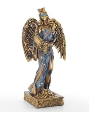 Dervis'İN Polyester Kanatlı Bereket Tanrıcası Fortuna Figürü