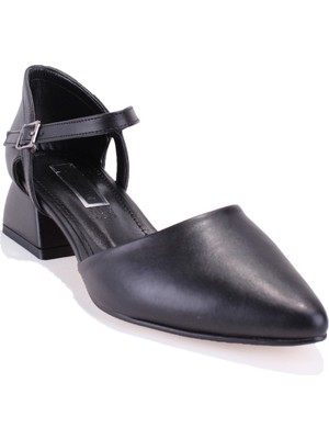 Dagoster DZA07-92825105 Siyah Klasik Topuklu Kadın Ayakkabı