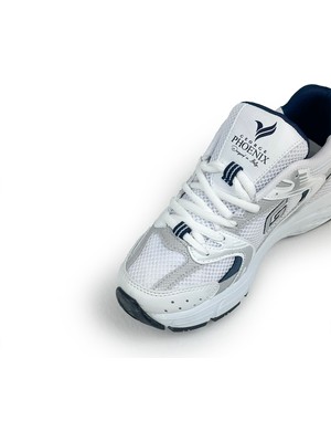 George Phoenix Golden Carıo Beyaz Lacivert Unisex Sneakers Spor Ayakkabı