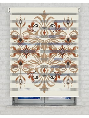 AD Home Suluboya Baskılı Zebra Perde - Gece Gündüz - Salon Perdesi, Mutfak Perdesi, Yatak Odası Perdesi | Kokusuz Mürekkeple Basılmış  Zebra Perdeler ile Sende Tarzını Yansıt! | 1 Dakikada Pratik Montaj