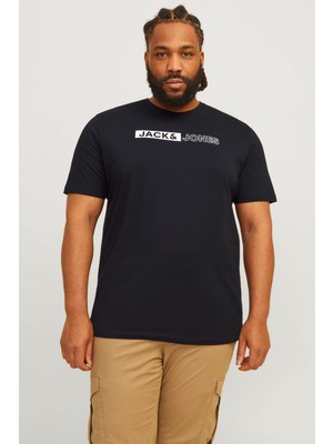 Jack & Jones Jjecorp Logo Tee Play Ss Siyah Erkek Kısa Kol T-Shirt