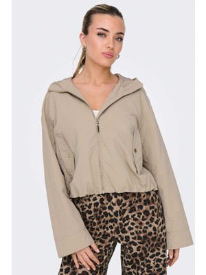 Only ONLBEALO HOOD JACKET CC O Ekru Kadın Ceket