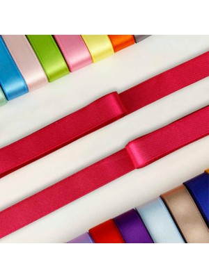 İpek Hobi  Fuşya  2 Cm Saten Kurdela  3 Adet