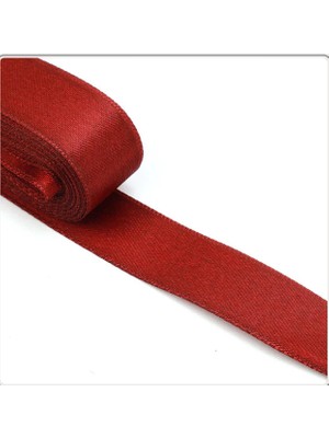 İpek Hobi  Bordo  2 Cm Saten Kurdela  3 Adet