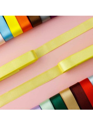 İpek Hobi  Sarı  2 Cm Saten Kurdela  10 Adet