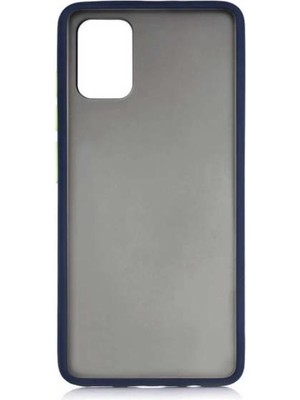 ZORE Oppo A52/A72/A92 Kılıf Mat Yüzey Renkli Kenar Silikon