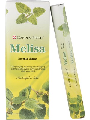 Garden Fresh Melisa Kokulu Altıgen 1 Paket (20 Adet) Çubuk Tütsü