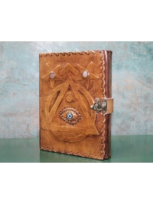 Dervis'İN Taşlı Deri Defter Model 1