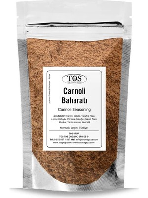 TOS The Organic Spices Lucia'nın Cannoli Baharatı 250 gr - Dünya Mutfakları Koleksiyonu