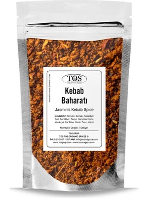 TOS The Organic Spices Jasmin'in Kebab Baharatı 100 gr - Dünya Mutfakları Koleksiyonu