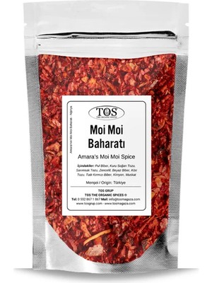TOS The Organic Spices Amara'nın Moi Moi Baharatı 100 gr - Dünya Mutfakları Koleksiyonu