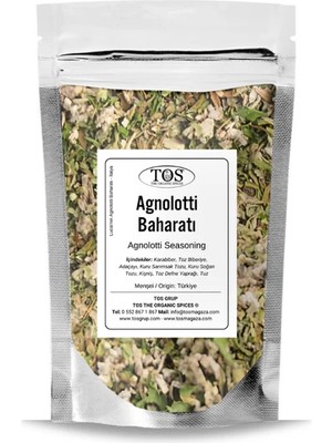 TOS The Organic Spices Lucia'nın Agnolotti Baharatı 100 gr - Dünya Mutfakları Koleksiyonu